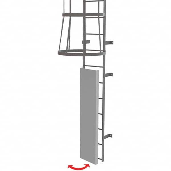 Ladder Accessories; Accessory Type: Door ; For Use With: Tri-Arc Fixed Gray Steel Ladders ; Material: Steel