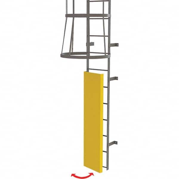 TRI-ARC OPFS03-Y Ladder Accessories; Type: Door ; Accessory Type: Door ; For Use With: Tri-Arc Fixed Yellow Steel Ladders ; Material: Steel ; Material: Steel ; Color: Safety Yellow 