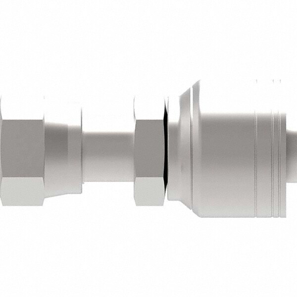 Hydraulic Hose Female ORS Swivel Fitting: 4 mm, 9/16-18