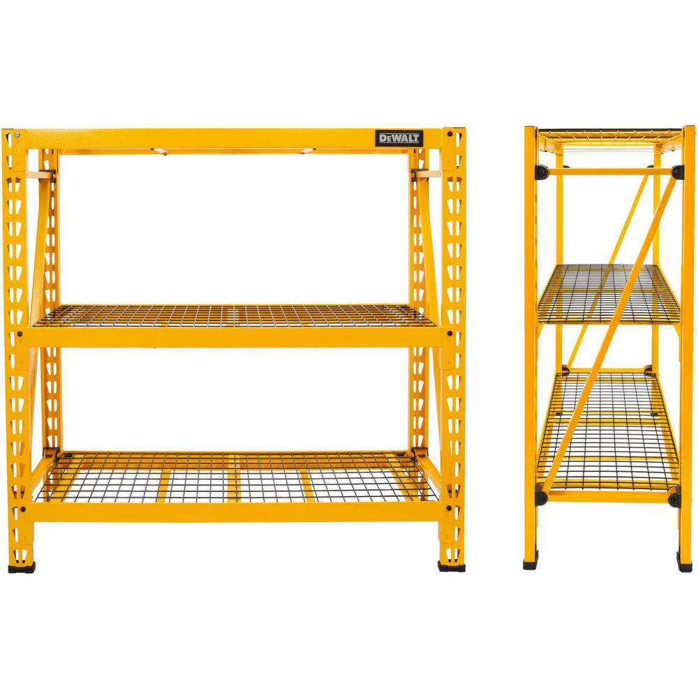 DeWALT Steel Shelving; Adjustment Type Slots, Adjustable; Boltless