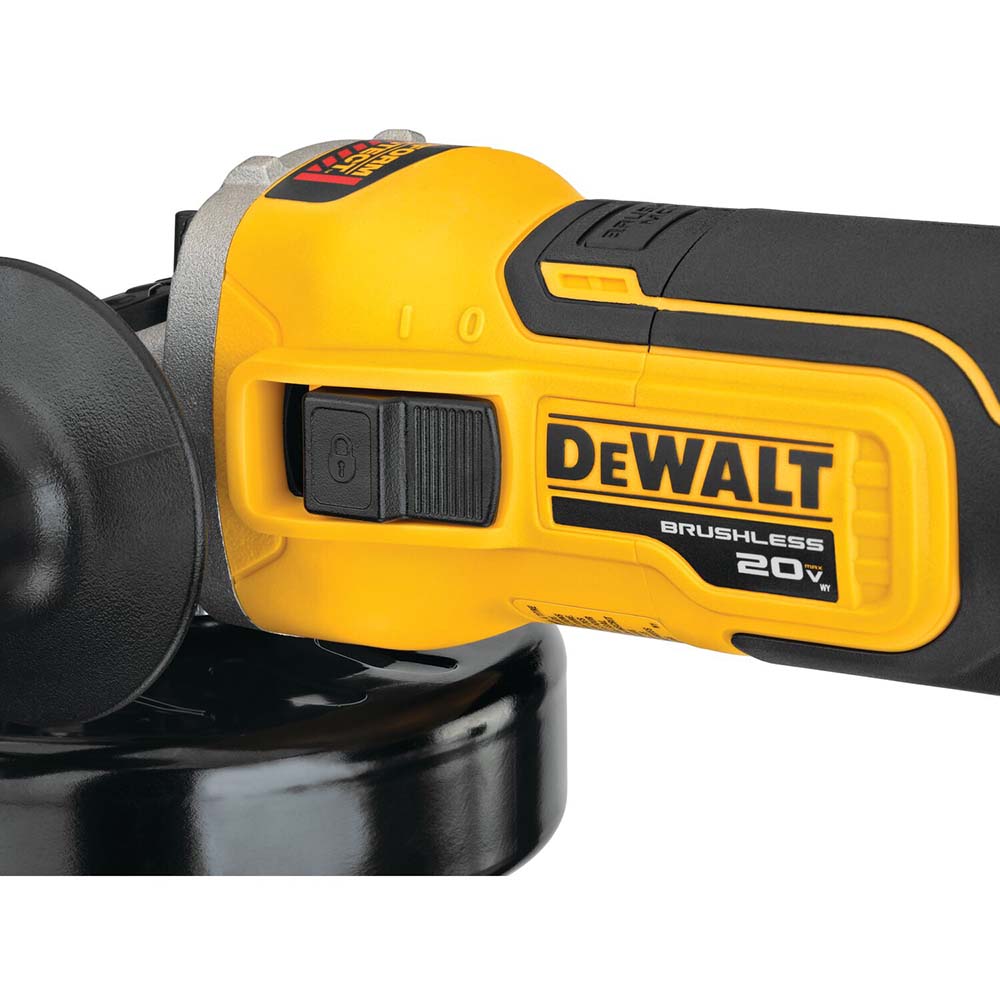 DeWALT Cordless Angle Grinder 41/2" Wheel Dia, 9,000 RPM, 20V MSC