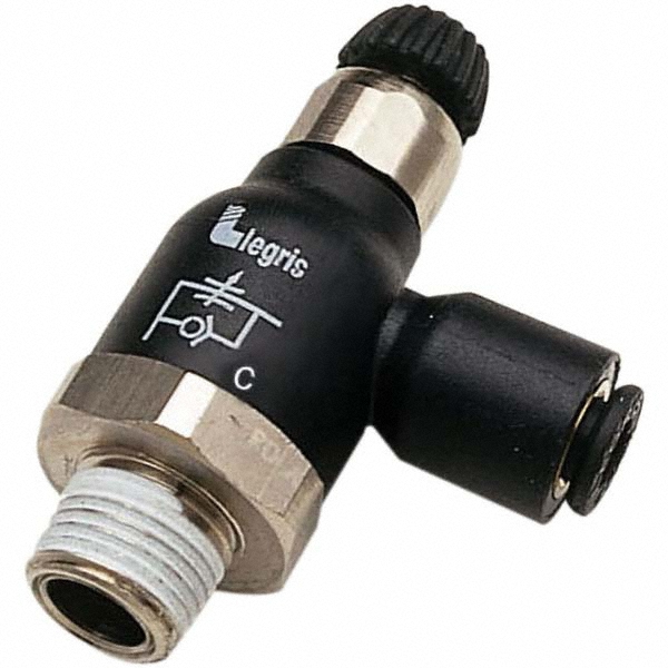 Legris - Speed & Flow Control Valves; Valve Type: Compact Meter Out ...