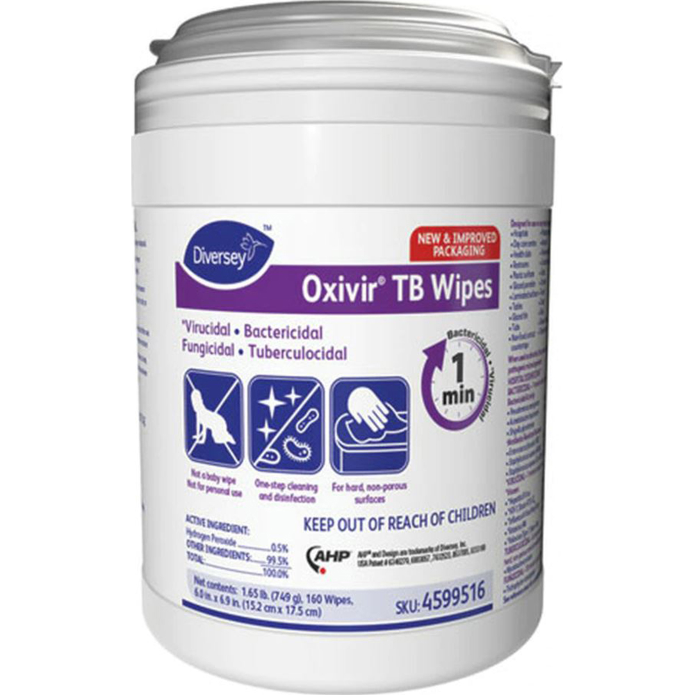 Diversey Wipes; Type Disinfectant ; Sheet Length (Inch) 6 ; Sheet