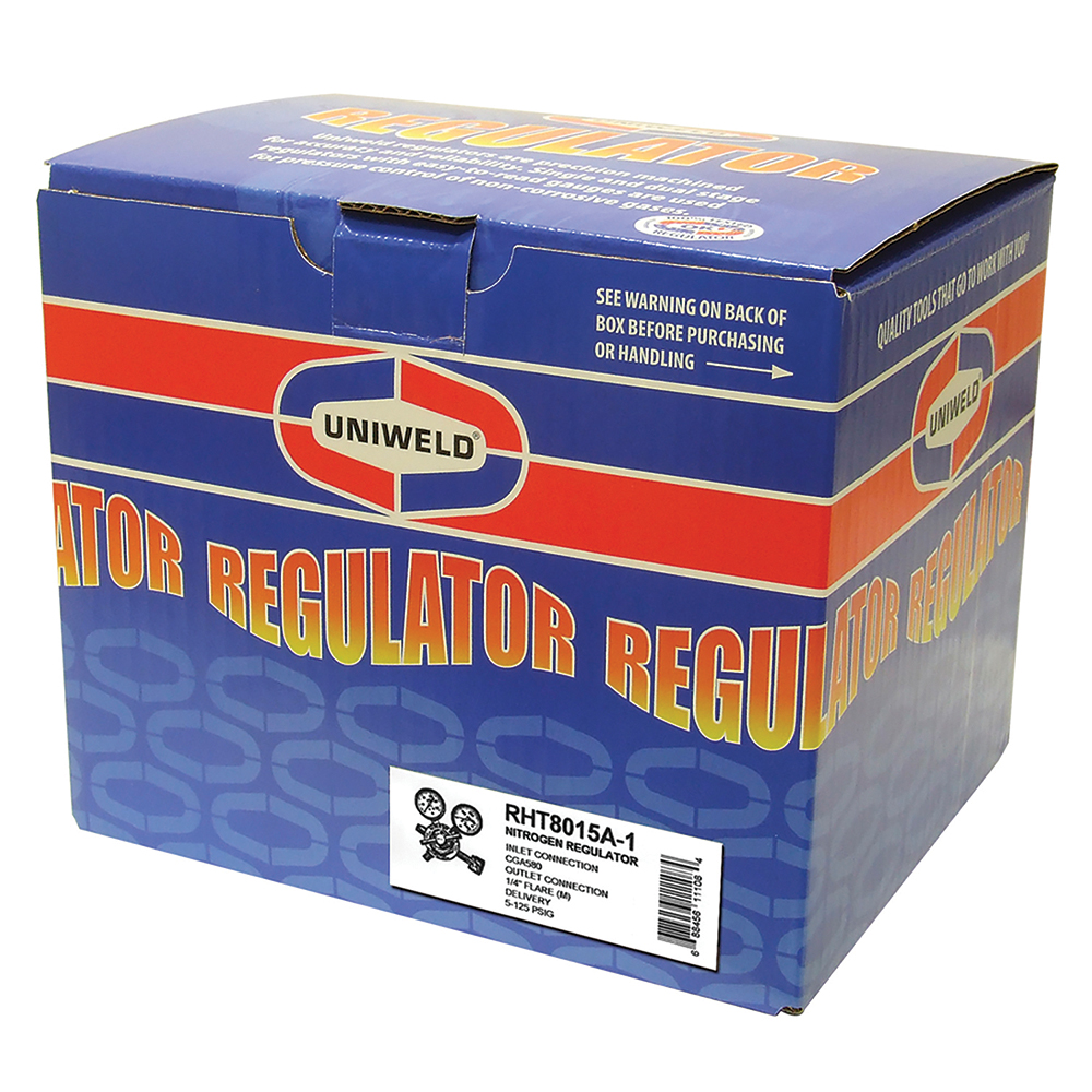 Uniweld Welding Regulators; Gas Type Nitrogen; Maximum Inlet