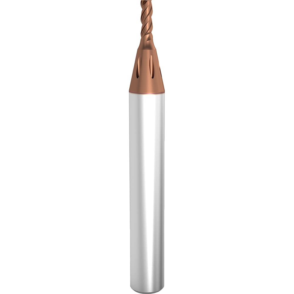 Guhring 9068080031750 Corner Radius End Mill: 1/8" Dia, 7.93 mm LOC, 3 Flutes, Solid Carbide Image