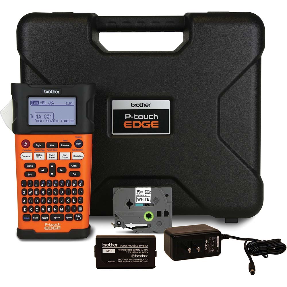 Electronic Label Makers: Type: Handheld Electronic Labeling Tool; Label Maker Type: Thermal Transfer; Print Color Capability: Single Color; Power Source: Battery