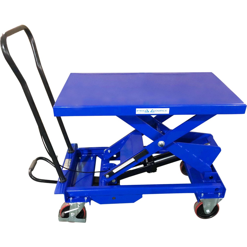 Mobile Battery Lift Table: 1,750 lb Capacity, 16 to 39" Lift Height, 20" Platform Width, 36" Platform Length