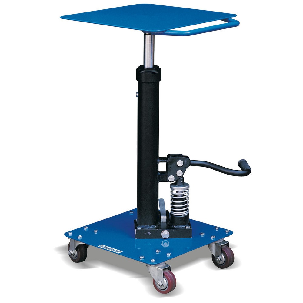 PRO-SOURCE MD0246 Mobile Battery Lift Table: 200 lb Capacity, 28-1/2 to 46" Lift Height, 16" Platform Width, 16" Platform Length Image