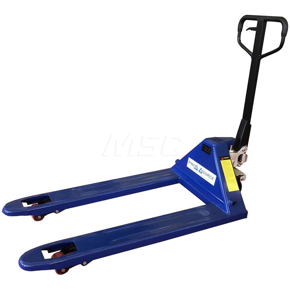 PRO-SOURCE AC25L-1220 Power Pallet Truck: 5,500 lb Capacity, 27" OAW, 27" Forks Image