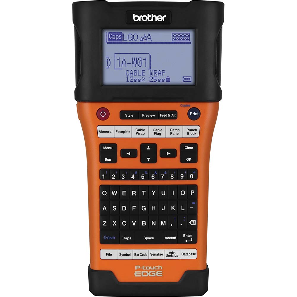 Brother Electronic Label Makers; Power Source 12V DC 2A Auto Ranging