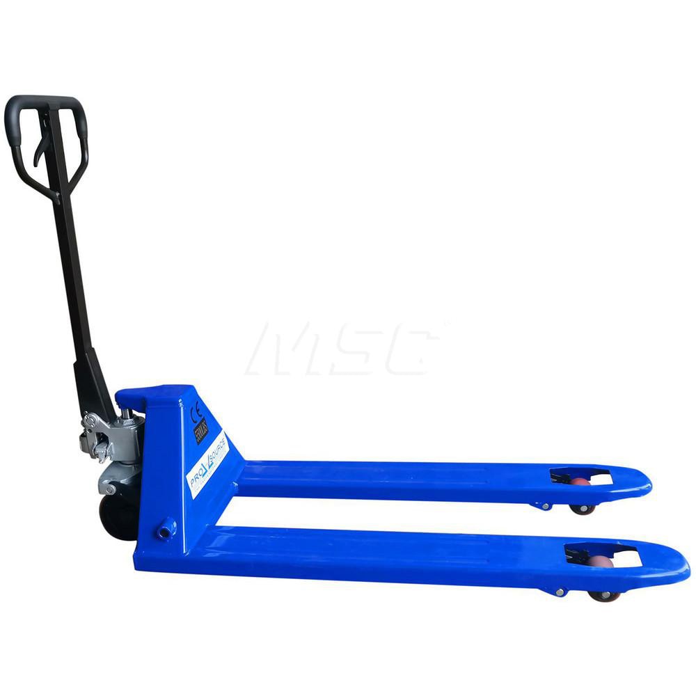 PRO-SOURCE DF25S-1220 Power Pallet Truck: 5,500 lb Capacity, 21" OAW, 21" Forks Image