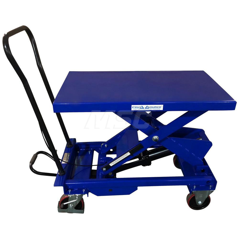 PRO-SOURCE AS90 (TS) 2000 Lb Capacity Hydraulic Scissor Elevating Cart Image