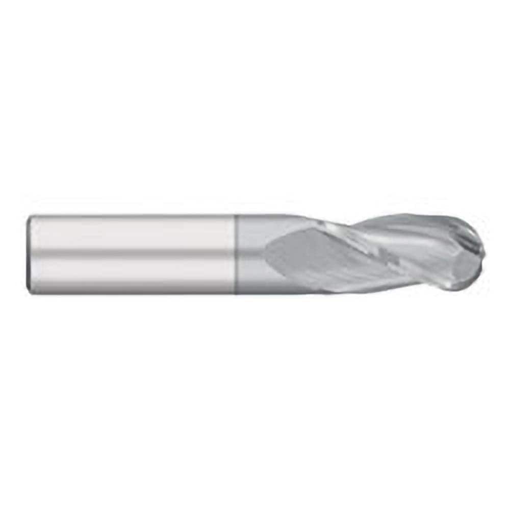 Cutting Diameter: 1/16 1/16 4 Flutes Ball End Solid Carbide Endmill Cutting Length: 1/4 Over All Lenght: 1-1/2 