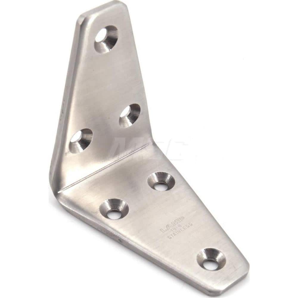 Brackets; Type: Angle Bracket ; Length (mm): 80.00 ; Width (mm): 52.00 ; Height (mm): 80.0000 ; Load Capacity (Lb.): 31.000 (Pounds); Finish/Coating: Satin
