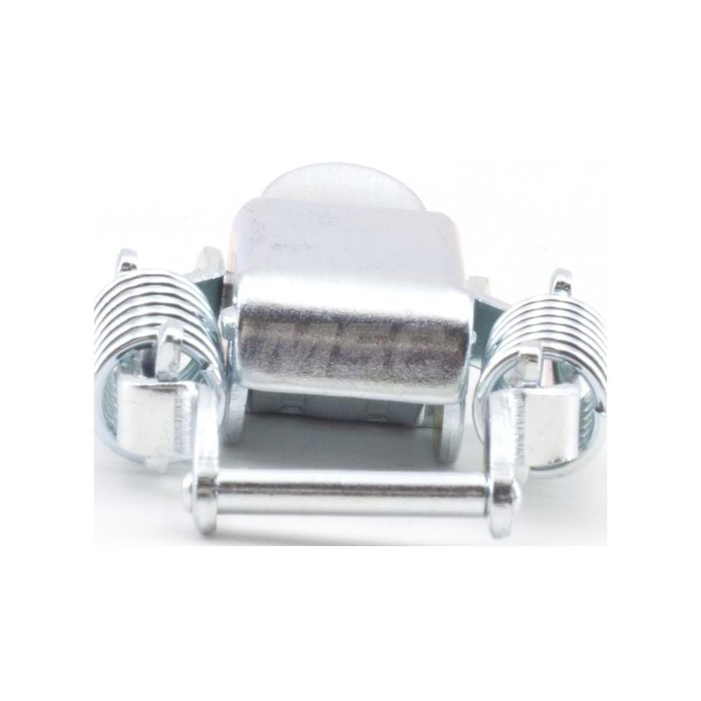 Sugatsune Spring Loaded Compression Draw Door Latch 35 mm OAW, 13 mm OAH, Steel, Yellow Zinc