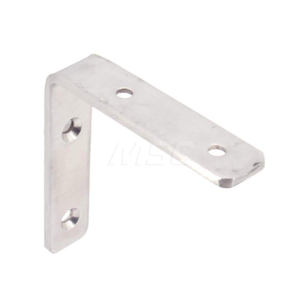 Brackets; Type: Angle Bracket ; Length (mm): 60.00 ; Width (mm): 15.00 ; Height (mm): 60.0000 ; Load Capacity (Lb.): 9.000 (Pounds); Finish/Coating: Satin