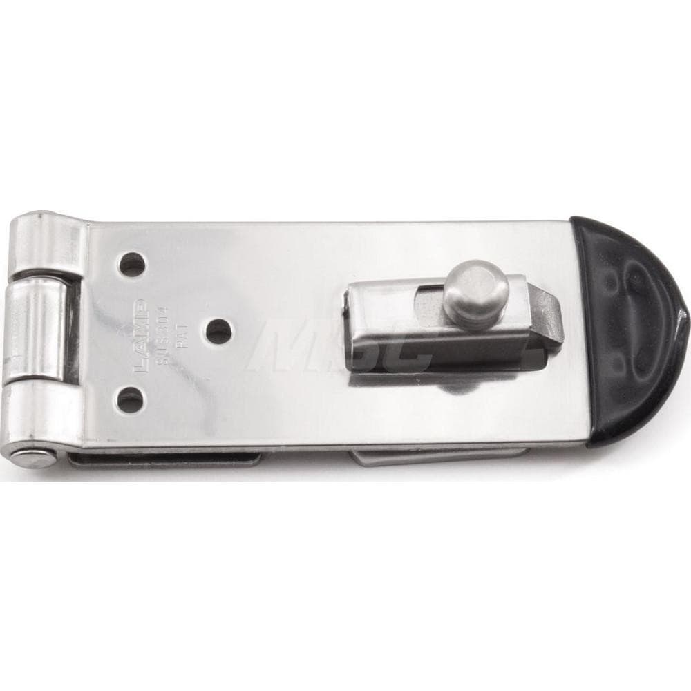 Hasps; Type: Latch Hasp ; Pad Length: 12.2000 (Decimal Inch); Arm Length: 2-63/64 (Inch); Width (Inch): 1-3/32 ; Overall Length (Inch): 2-63/64