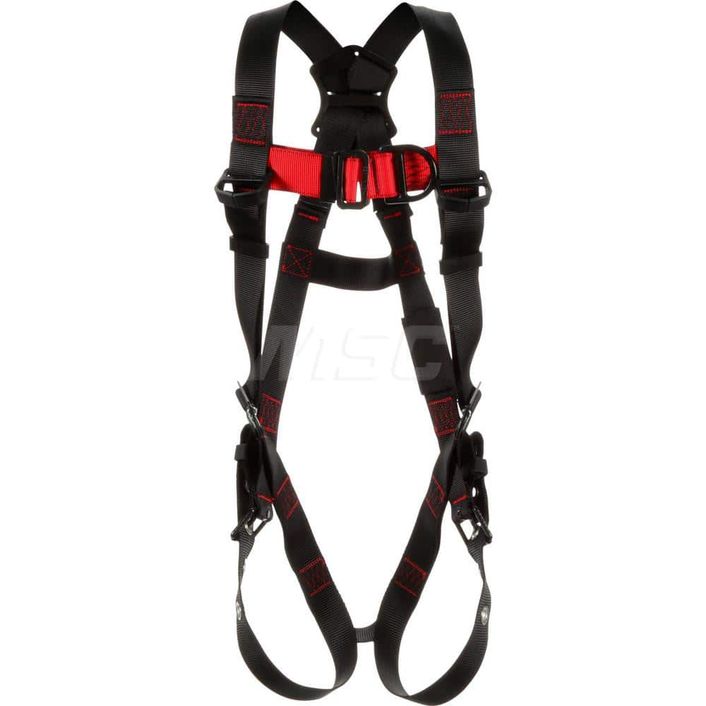 Fall Protection Harnesses: 420 Lb, Vest & Climbing Style, Size X-Large, Polyester