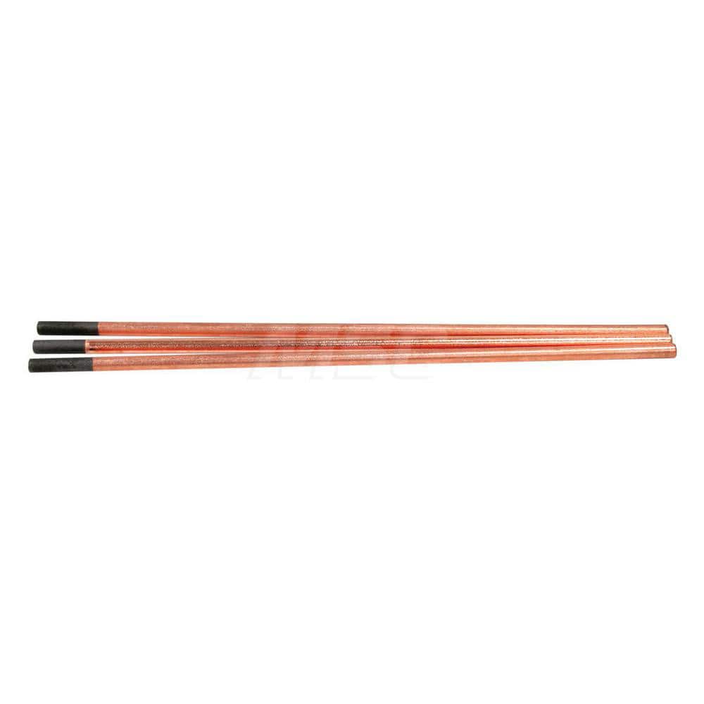 Stick Welding Electrode: 3/8" Dia, 12" Long