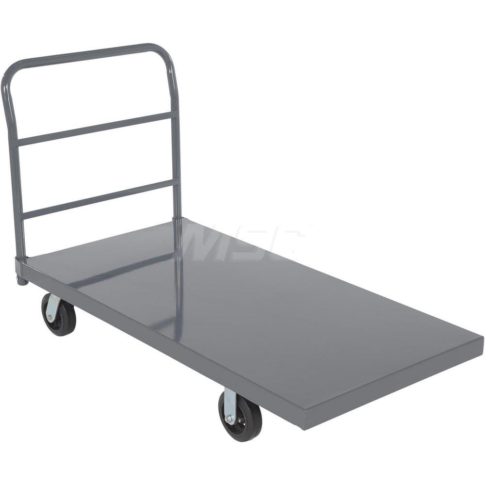 Vestil WP 4848 CA 84B Steel Work Platform With Poly Casters   Material