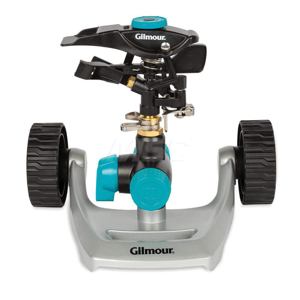 Gilmour 831673-1011 Lawn Sprinklers; Type: Sprinkler with On/Off Switch ; Thread Size: 3/4 ; Base Style: Wheel ; Travelling Sprinkler: No ; Spray Pattern: Circular 