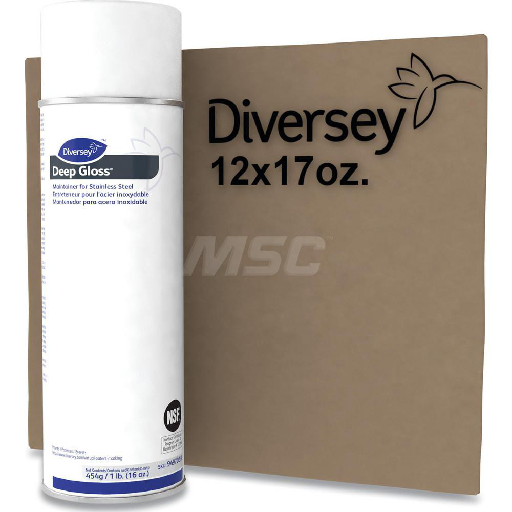 Diversey Deep Gloss Maintainer for Stainless Steel, 16 oz, RTU, 12/CT