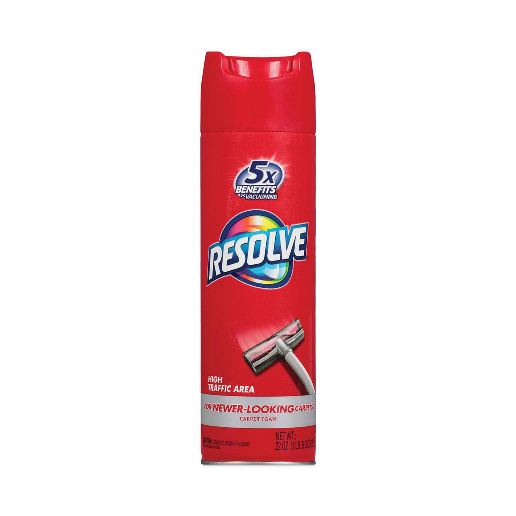 Resolve Foam Carpet Cleaner, Foam, 22 oz Aerosol Spray - Unscented Scent, Use on Carpet & Upholstery Cleaner | Part #RAC00706