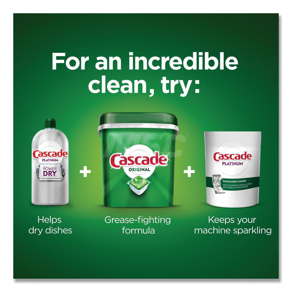 Cascade Dish Detergent; Type ActionPacs ; Form Powder/Gel
