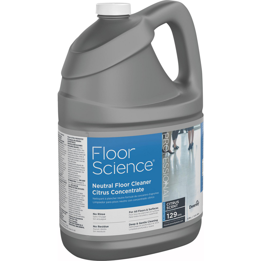 Diversey 101109753 Neutral Floor Cleaner – 1 Gal Jug, Concentrated, Citrus Scent