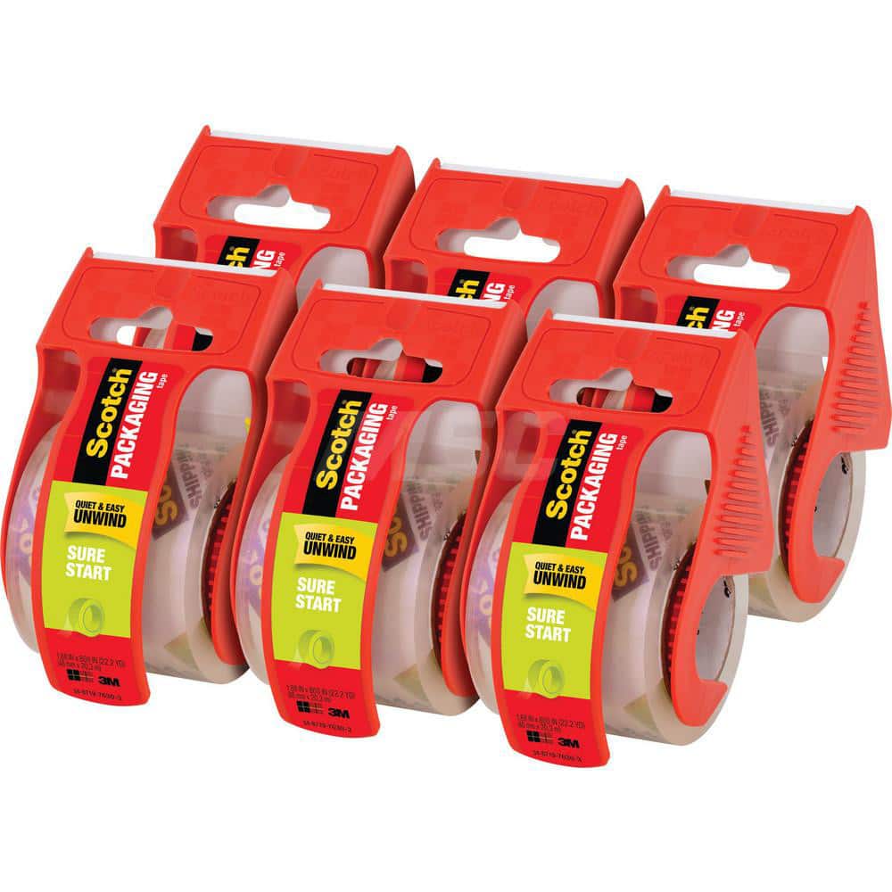 Box Sealing & Label Protection Tape; Overall Thickness: 0.05mil ; Overall Length: 800in ; Overall Width: 0.188in ; Color: Clear