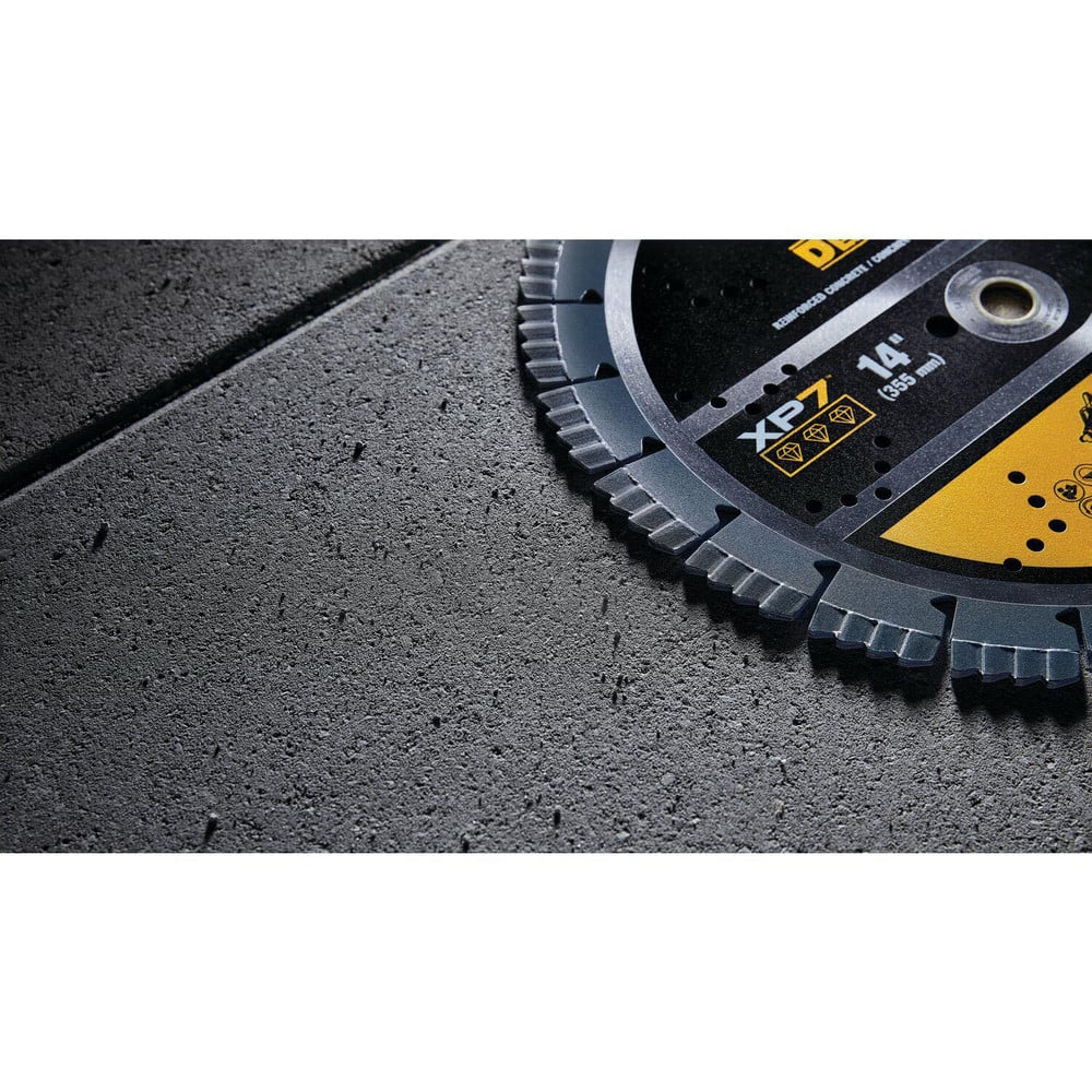 Wet & Dry-Cut Saw Blades; Blade Diameter (Inch): 14in ; Blade Material: Diamond-Tipped ; Blade Thickness (Decimal Inch): 0.1250 ; Arbor Hole Diameter (Inch): 1" ; Number of Teeth: 24 ; Arbor Style: Round