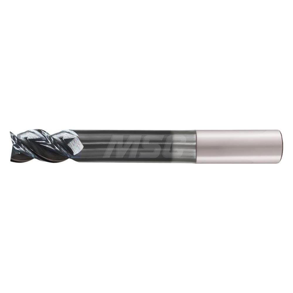 Iscar 3398983 Square End Mill: 1/4 Dia, 1 LOC, 1/4 Shank Dia, 3 OAL, 3 Flutes, Solid Carbide Image