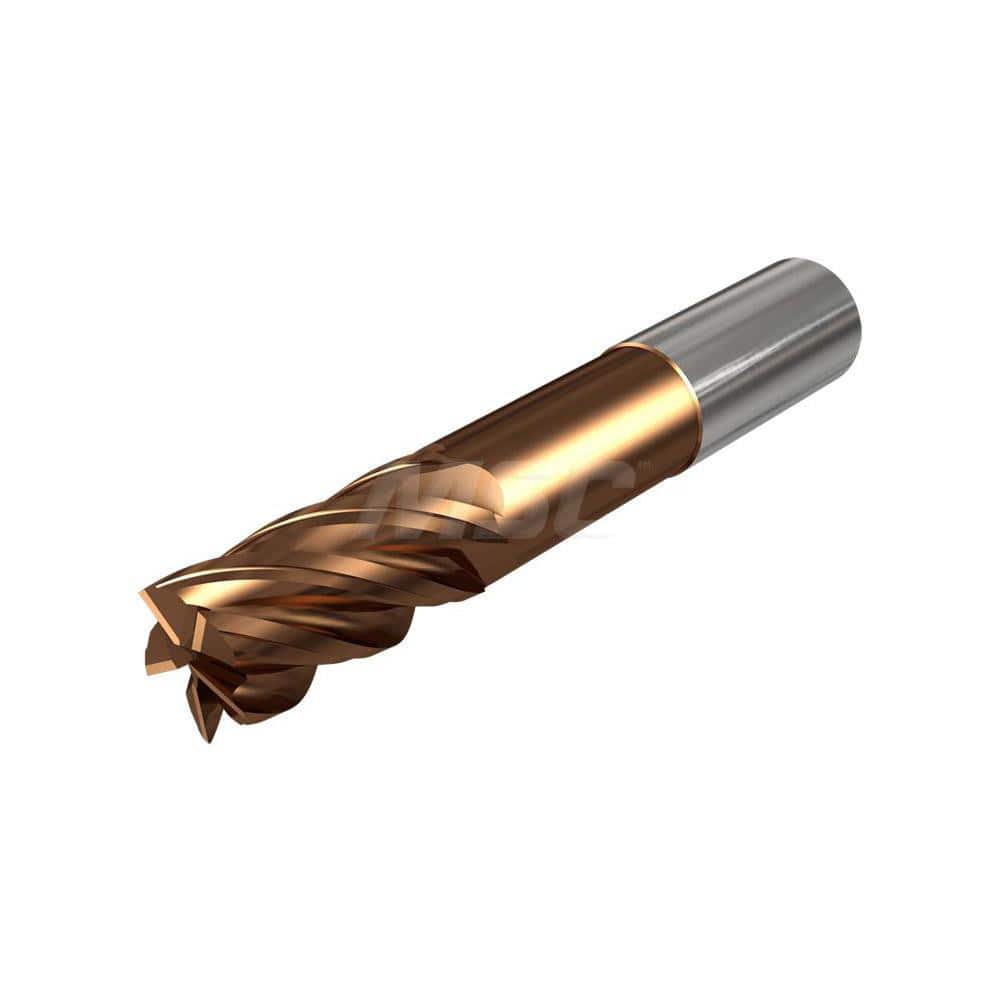 Iscar 3398369 3/4" Diam 5-Flute Solid Carbide 0.015" Corner Radius End Mill 