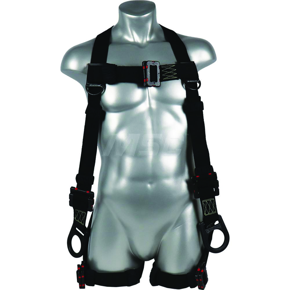 Safe Keeper Fall Protection Harnesses 310 lb, Arc Flash & FlameResistant Style, Size