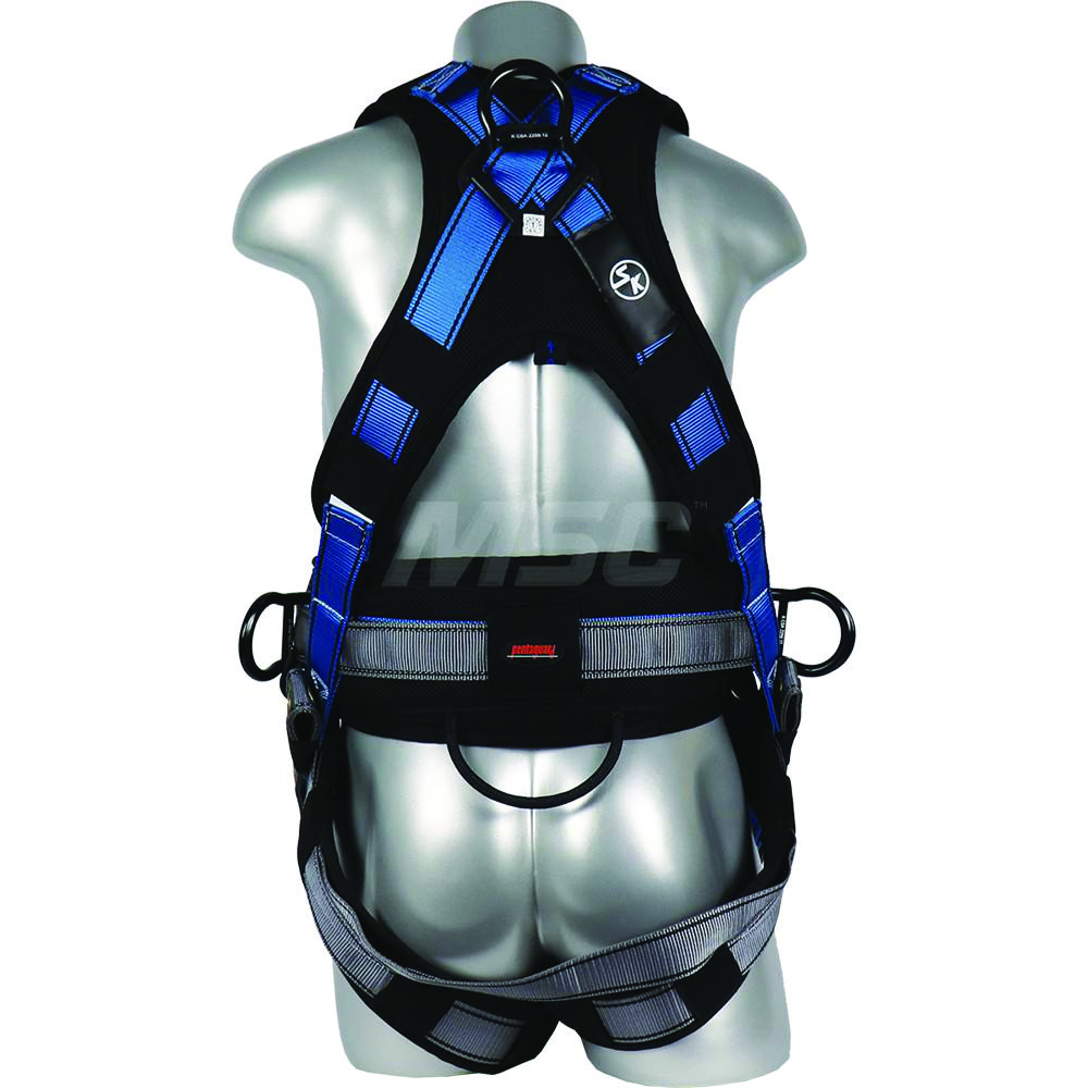 Safe Keeper - Fall Protection Harnesses: 310 Lb, Padded Back and Side D ...