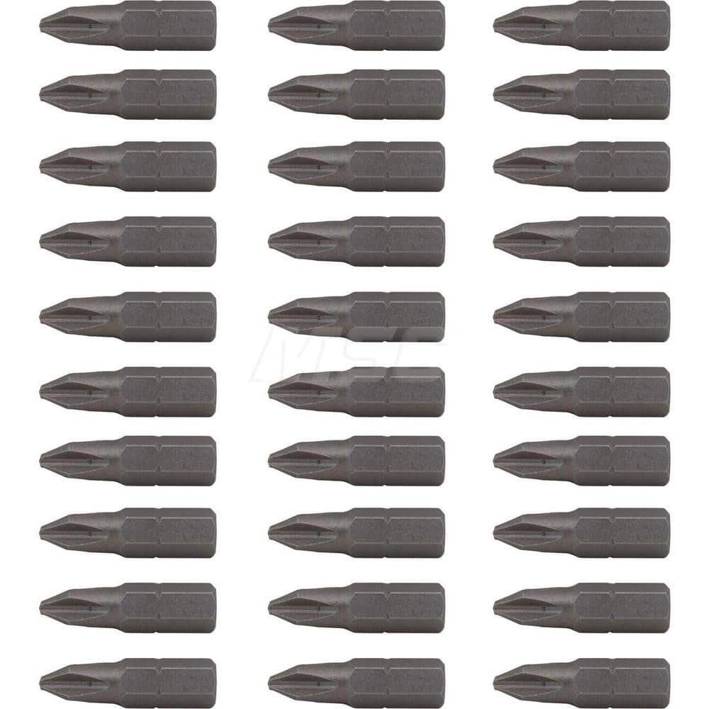 Power & Impact Screwdriver Bit Sets; Set Type: Driver Bit ; Bit Type: Bit Set ; Point Type: Phillips ; Drive Size: 1/4 ; Overall Length (mm): 1.00 ; Overall Length (Inch): 1
