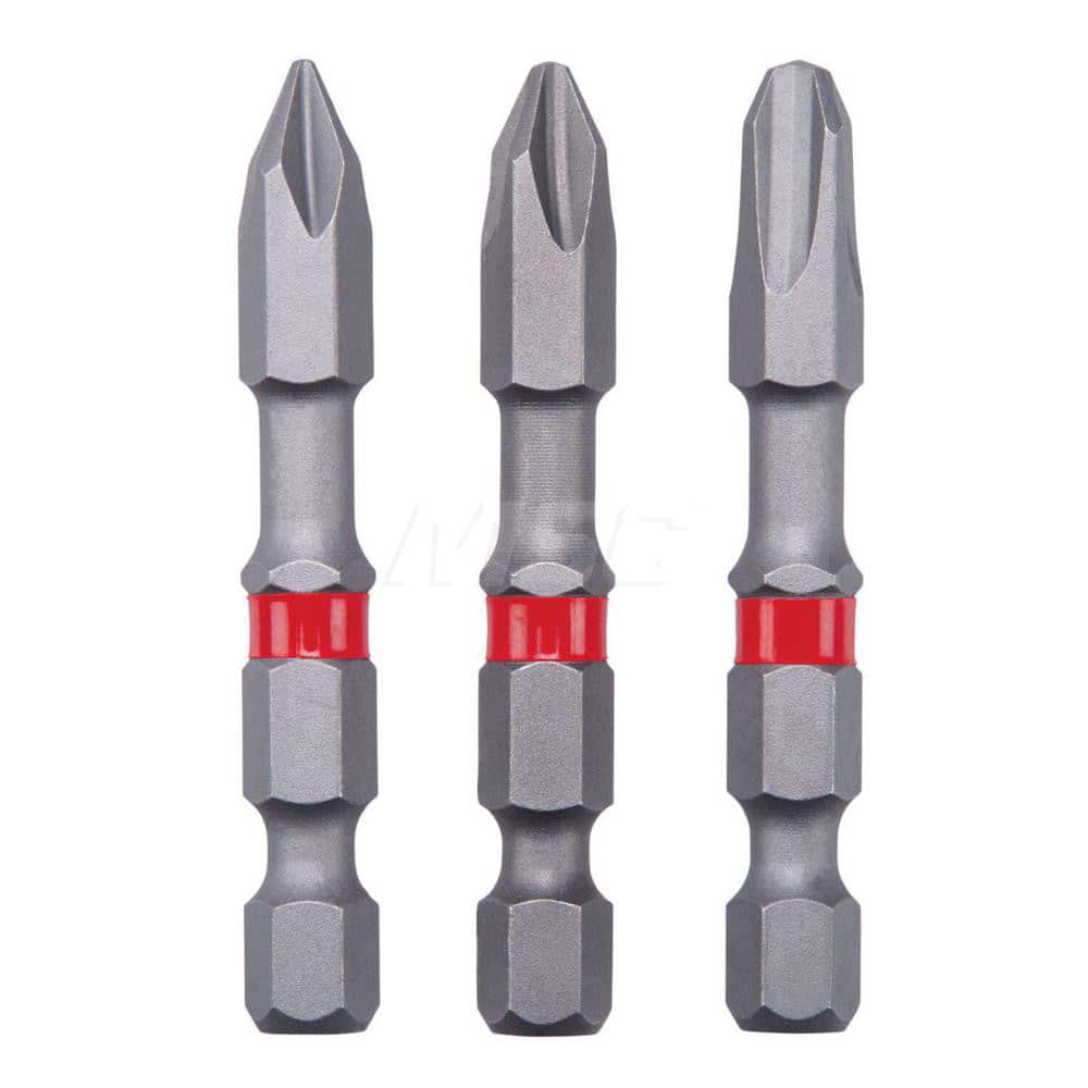 Power & Impact Screwdriver Bit Sets; Set Type: Driver Bit ; Bit Type: Bit Set ; Point Type: Phillips ; Drive Size: 1/4 ; Overall Length (mm): 2.00 ; Overall Length (Inch): 2