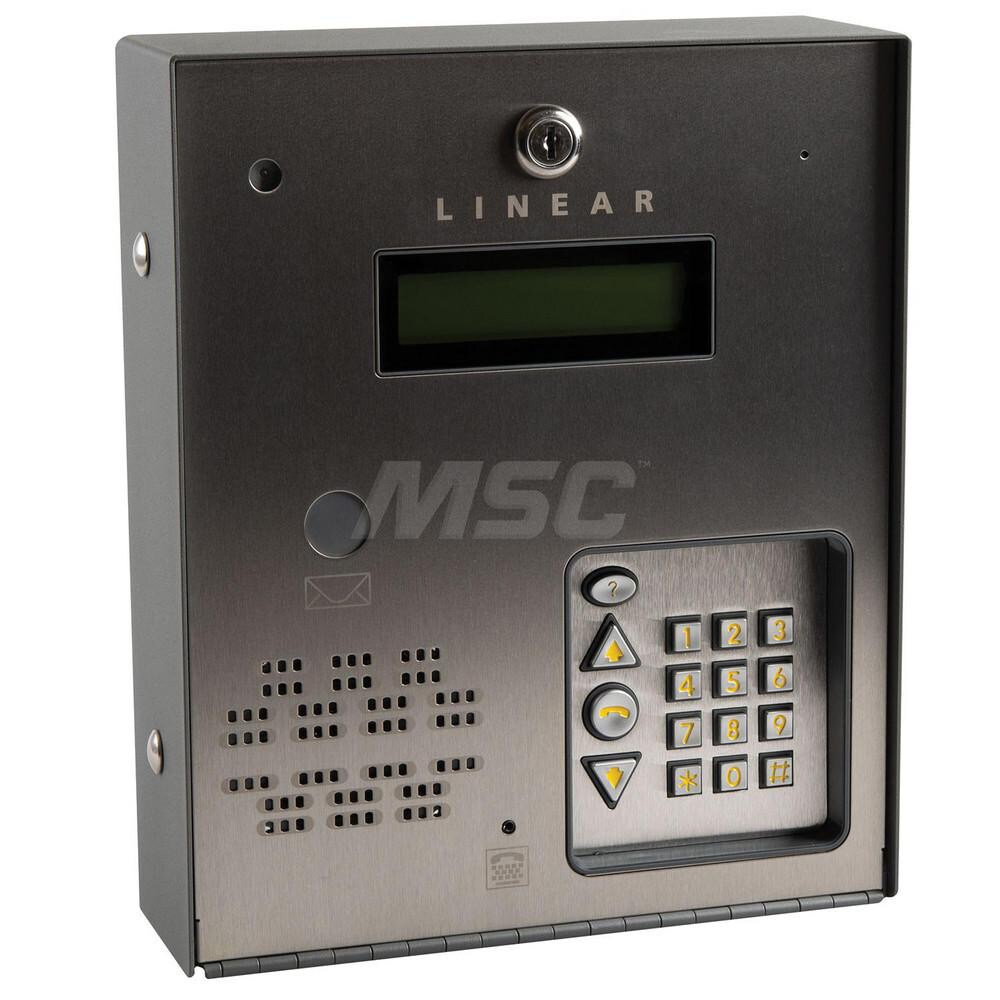 Intercoms & Call Boxes; Intercom Type: Telephone Entry System ; Connection Type: Wired ; Number of Channels: 1 ; Number of Stations: 1 ; Height (Decimal Inch): 11.750000 ; Width (Inch): 9-3/4