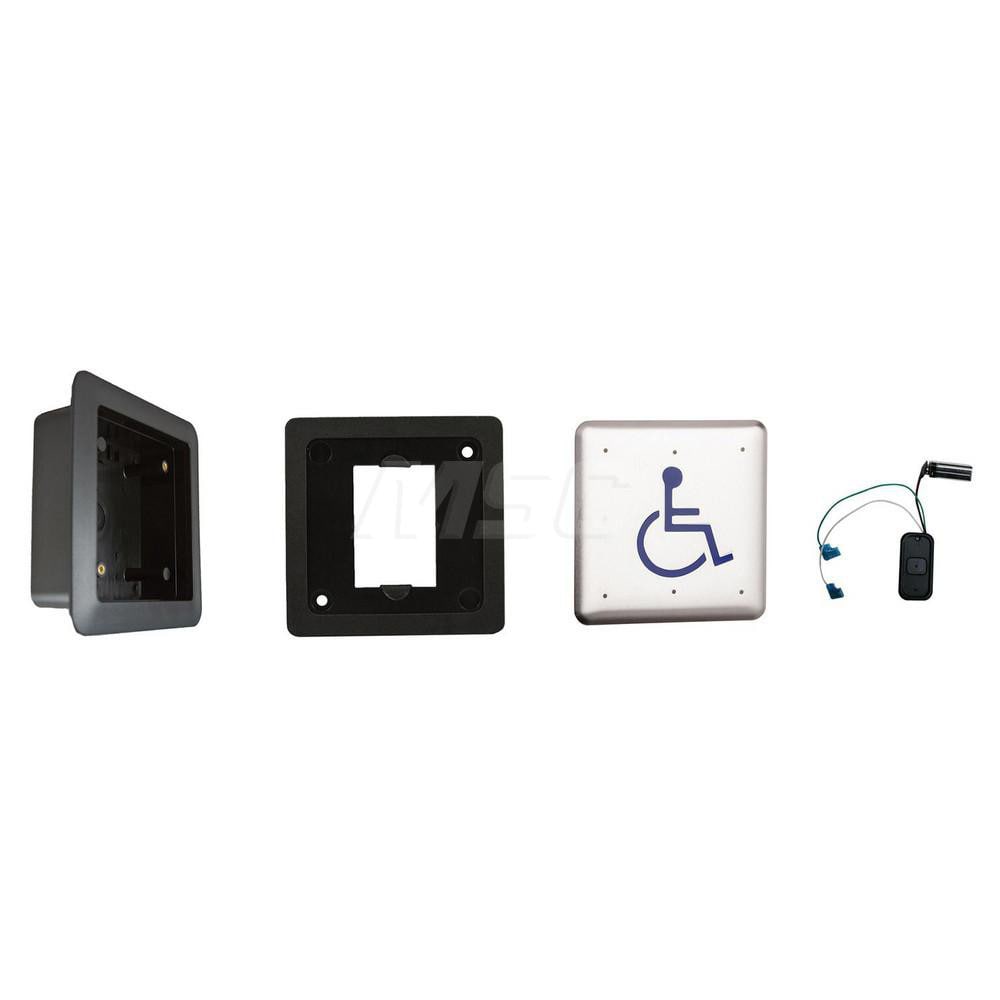 LCN - Wireless Pushplate Kit Stainless Steel | MSC Industrial Supply Co.