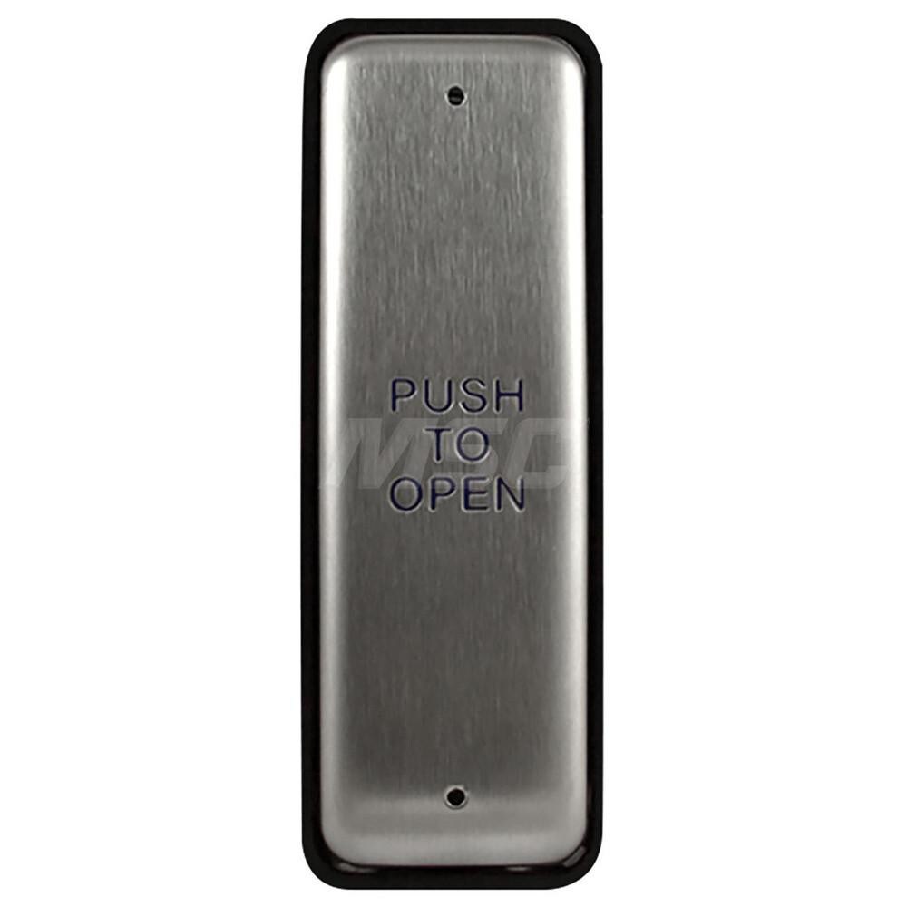 Push Plates; Material: Stainless Steel ; Width (Inch): 2 ; Overall Length (Inch): 4.75 ; Finish/Coating: Stainless Steel ; Shape: Rectangle ; Plate Thickness: 0.1250