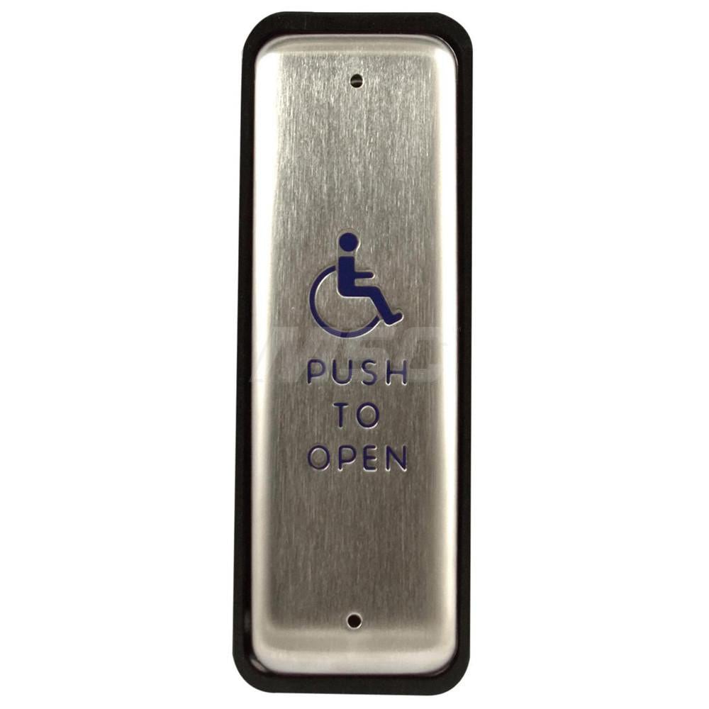 Push Plates; Material: Stainless Steel ; Width (Inch): 2 ; Overall Length (Inch): 4.75 ; Finish/Coating: Stainless Steel ; Shape: Rectangle ; Plate Thickness: 0.1250