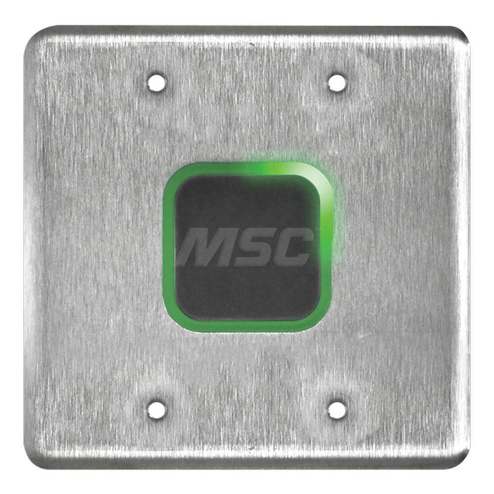 Push Plates; Material: Stainless Steel ; Width (Inch): 5 ; Overall Length (Inch): 4.50 ; Finish/Coating: Stainless Steel ; Shape: Square ; Plate Thickness: 0.1875