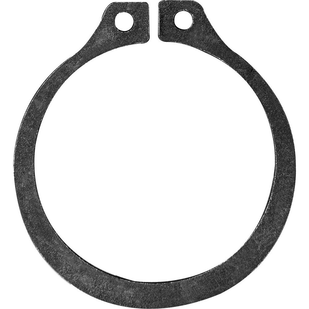 External SH Style Retaining Ring: 1.176" Groove Dia, 1.25" Shaft Dia, Spring Steel, Phosphate Finish