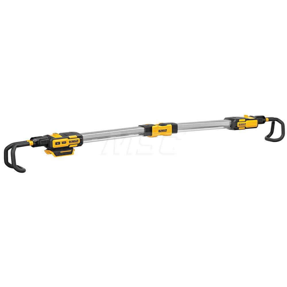 DEWALT 3000-Lumen LED Yellow Battery-operated Stand Work Light in the Work  Lights department at