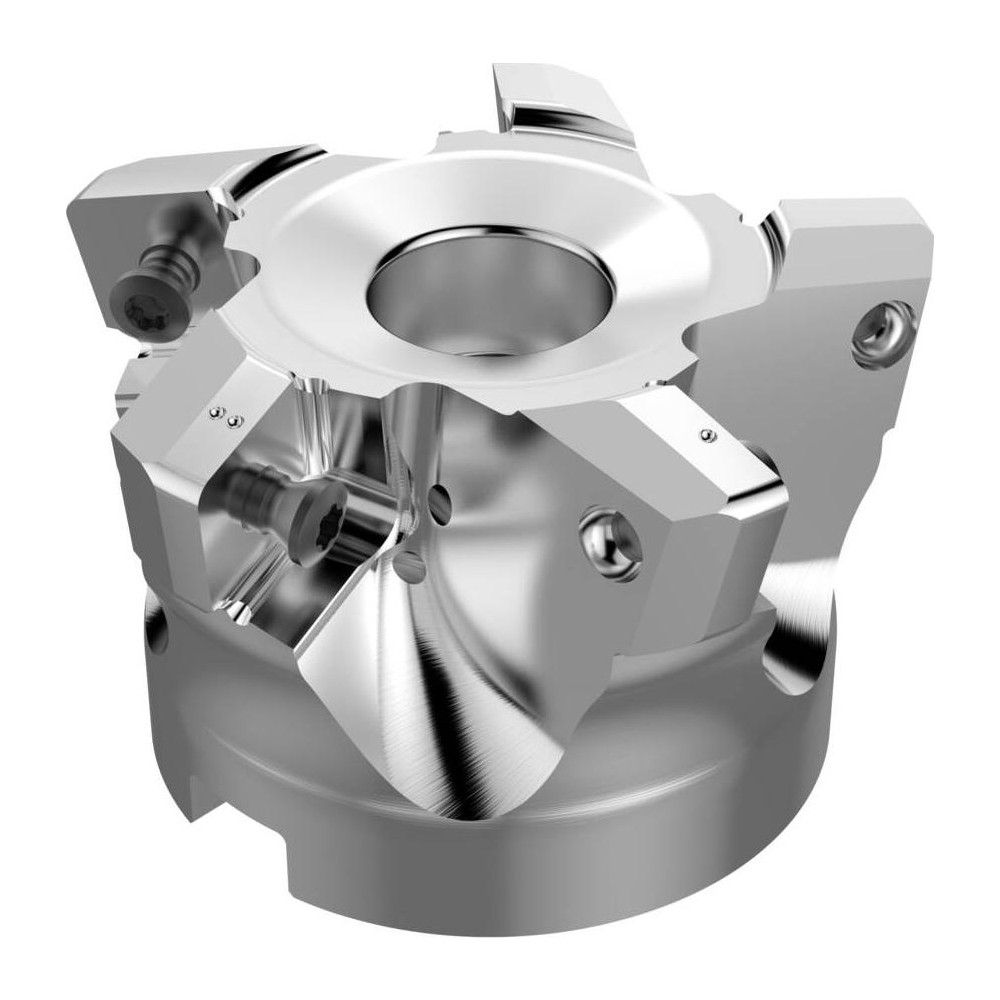 Seco Indexable HighFeed Face Mill 50.7 to 80 mm Cut Dia, 27 mm
