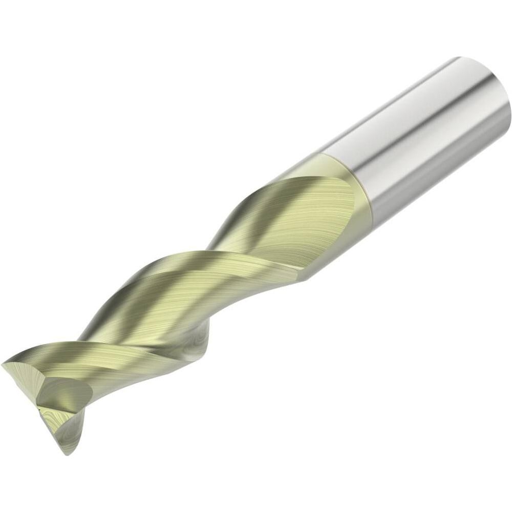 Niagara Cutter 10022716 Square End Mill: 3/8 Dia, 1 LOC, 3/8 Shank Dia, 2-1/2 OAL, 2 Flutes, Solid Carbide Image