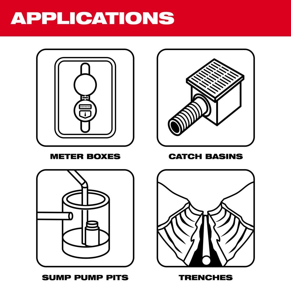 Milwaukee Tool 2579-20 Utility Pumps; Voltage: 12.00 ; Inlet Size: 0.75in (Inch); Inlet Size: 0.75in (mm); Pump Activation Type: Pressure Switch ; Horsepower: 1.8 ; Inlet Thread Type: NPT Image