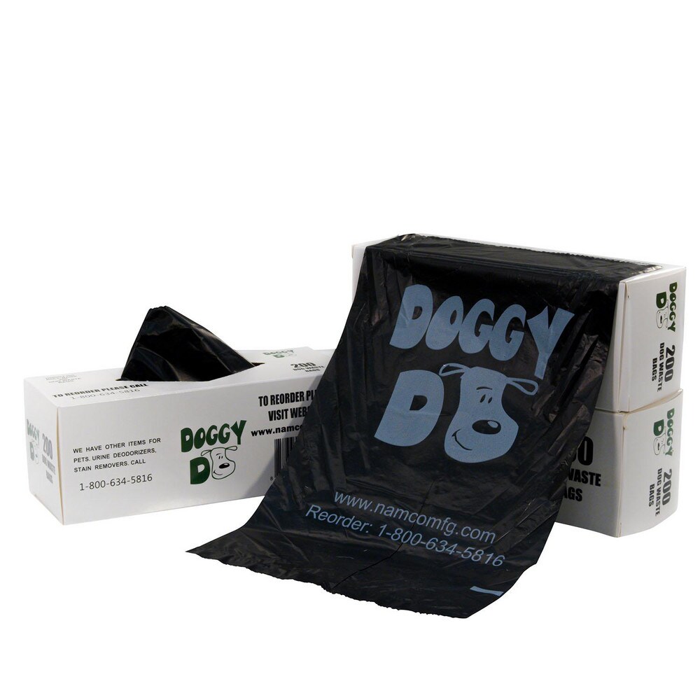 Pet Waste Station Accessories; Type: Roll Style ; Material: HDPE ; Color: Black ; Width (Inch): 8 ; Length (Inch): 13 ; Number of Bags: 2000