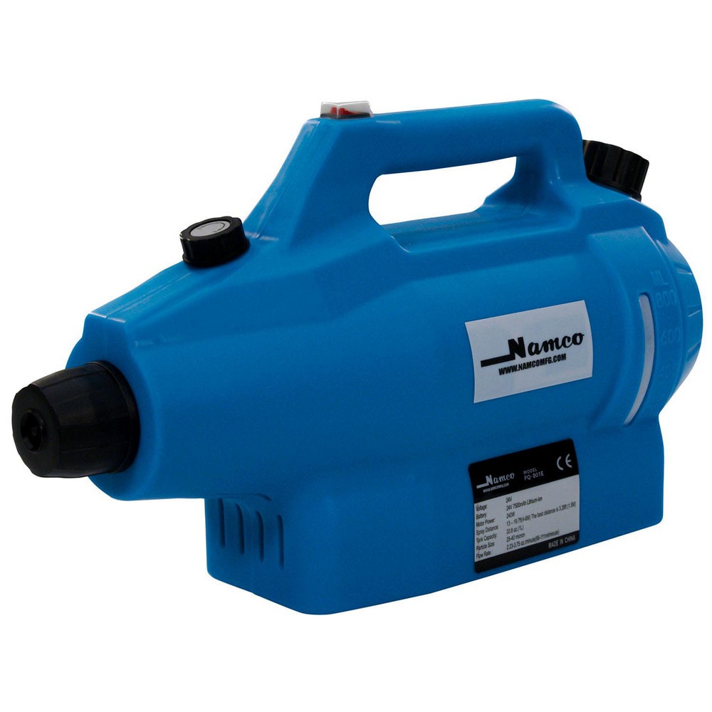 Electrostatic Sanitizing Equipment; Type: Electrostatic Handheld Sprayer ; For Use With: Disinfectant, Deodorizer ; Material: Polypropylene ; Additional Information: Lithium Ion