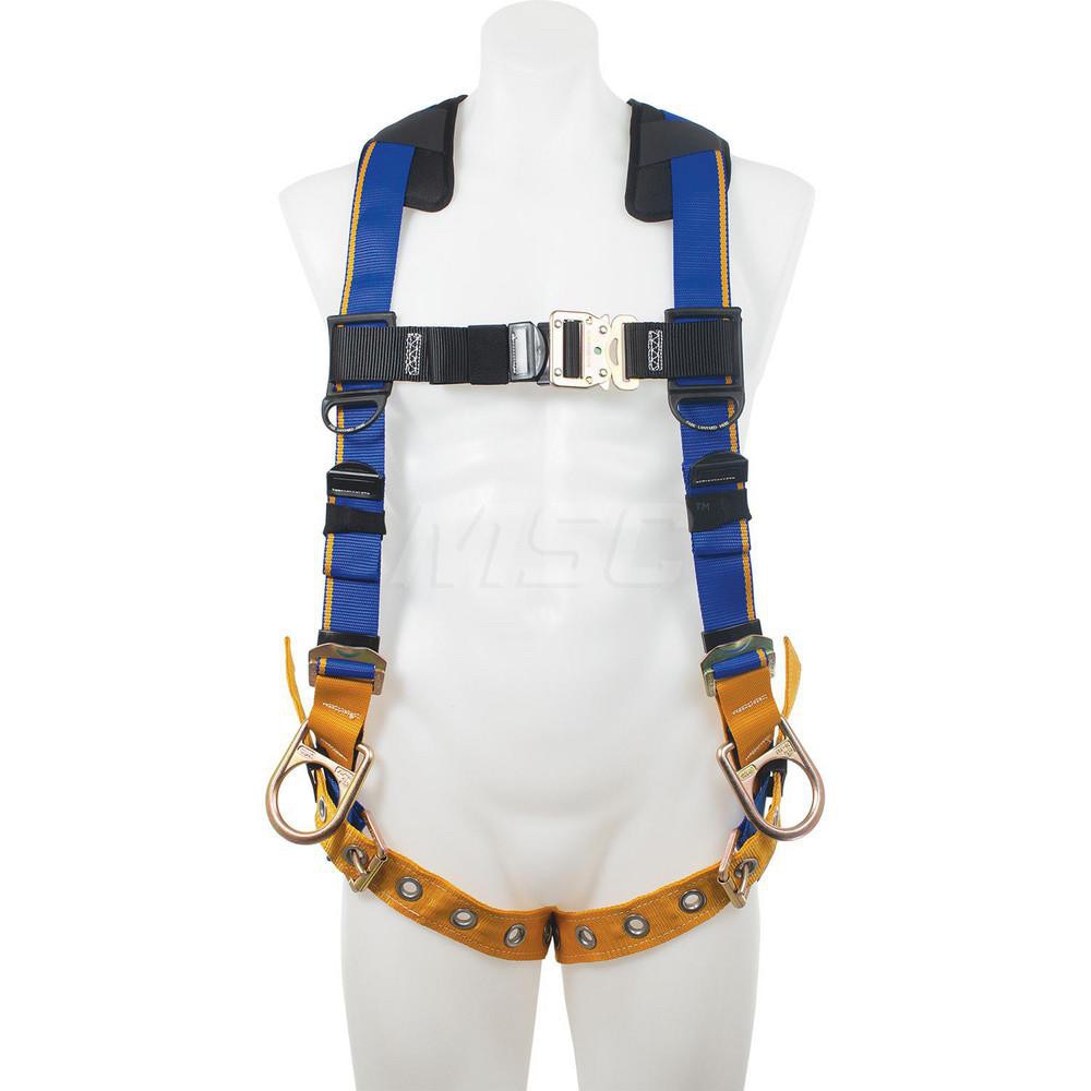 Fall Protection Harnesses: 400 Lb, Back and Side D-Rings Style, Size ...